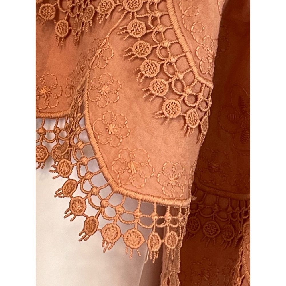 ANTWELTH Pretty detailed flutter sleeve top S M L - Picture 3 of 6